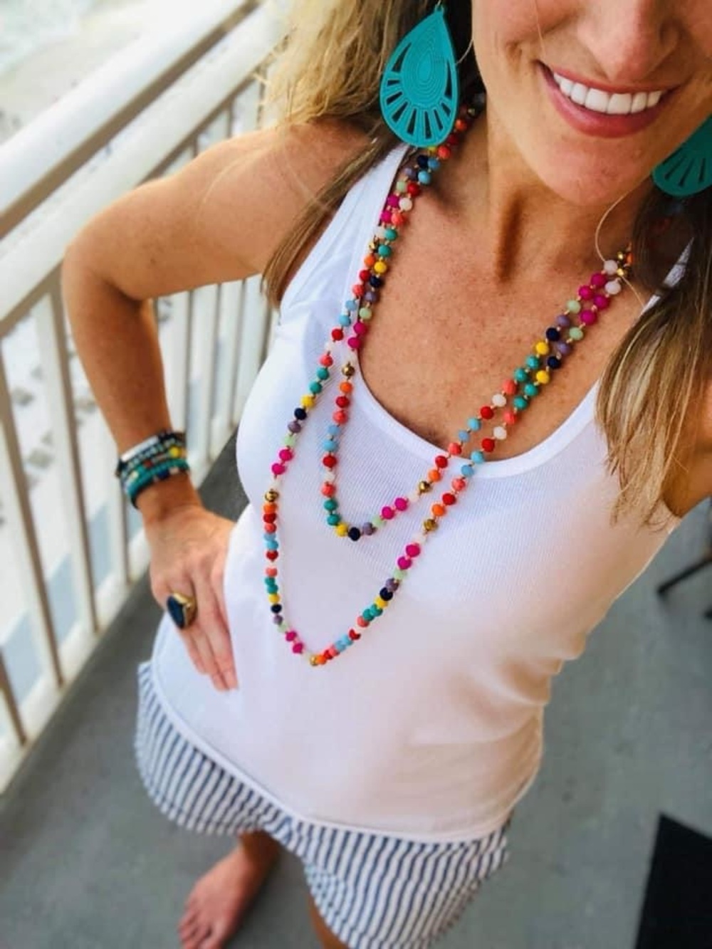 🆕 Colorful Beaded Levi Necklace Plunder - Picture 7 of 10